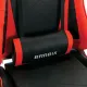 Игровое кресло  "Hunter GM-130", две подушки, экокожа, черное/красное, 532797. Фото товара с разных ракурсов.