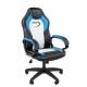 Офисное кресло Chairman Game 16 Россия экокожа черный/голубой/белый главное фото в маленьком размере